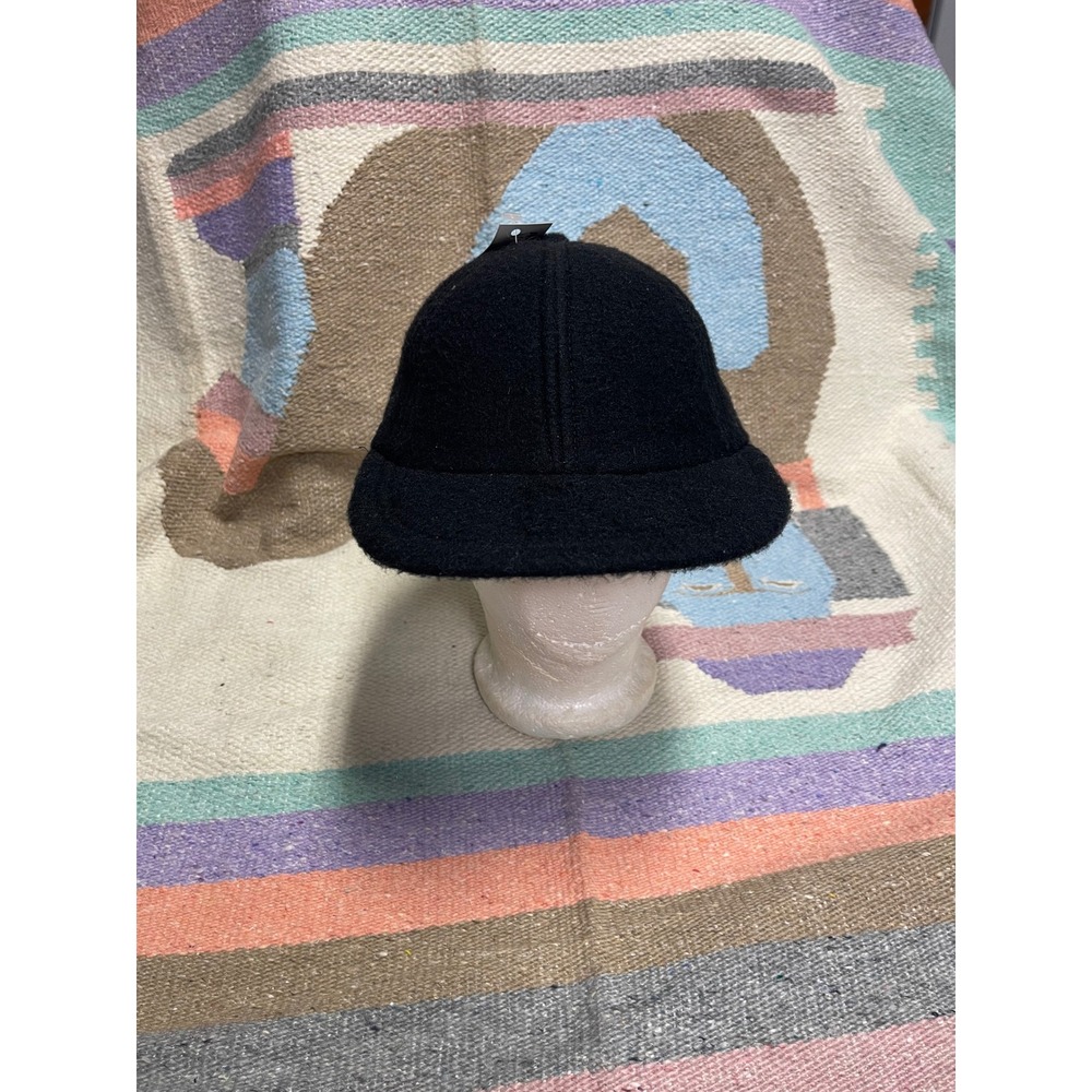 Vintage Polar fleece Black Winter Hat‎ / Cap – One Size (NWT)